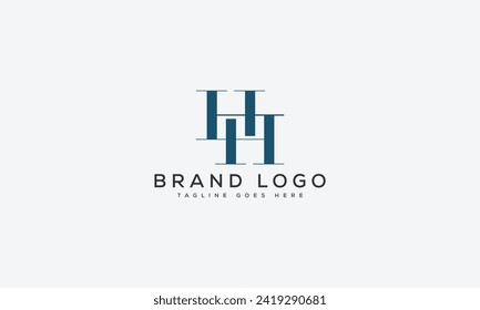 letter HH logo design vector template design for brand.