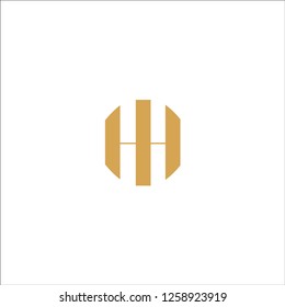 Letter HH logo icon design template