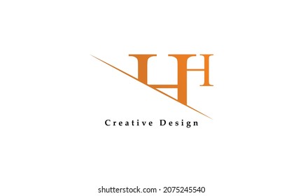 Letter HH logo  icon design template elements