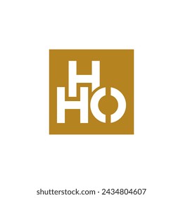 letter HHCC logo vector design