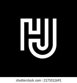 Letter HJ creative monogram logo