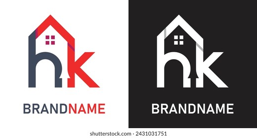 
Plantilla de diseño de logotipo de HK