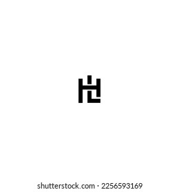 Letter HL logo vector design template