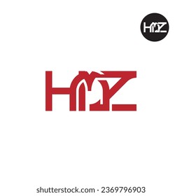 Letter HMZ Monogram Logo Design