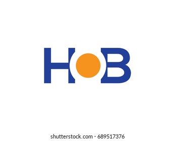 letter HOB Unique Letter Style