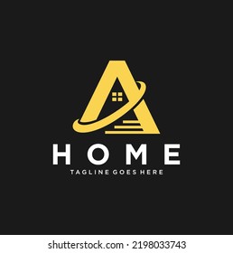 Diseño de logotipo de carta a casa