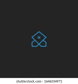 Letter A Home logo Icon template design in Vector illustration .