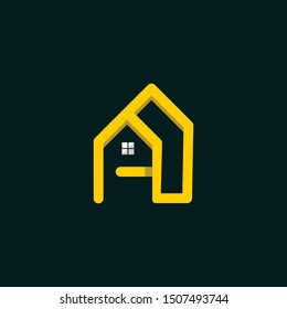 Letter A Home Realty Creative Modern Logo