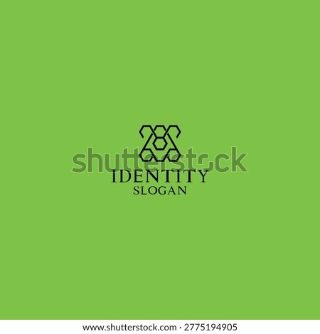 Letter A Honey Bee or Insect Monogram. Professional A logo Honey Bee Monogram.