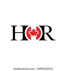 Letter HP Canada Logo Design Vector Images