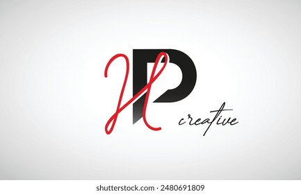 Letter HP Creative Clean Logo Design