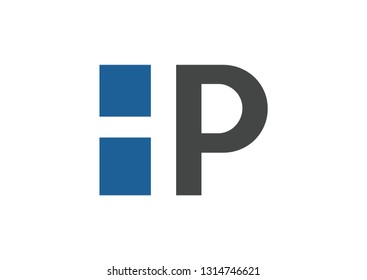 Letter HP logo design vector