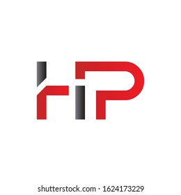letter HP Logo Design Vector Template. Initial Linked Letter Design HP Vector Illustration
