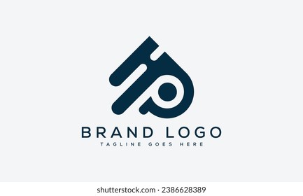 letter HP logo design vector template design for brand.