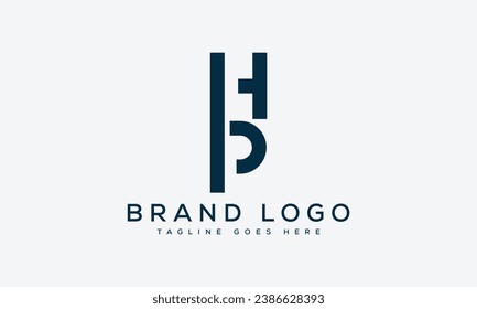 letter HP logo design vector template design for brand.