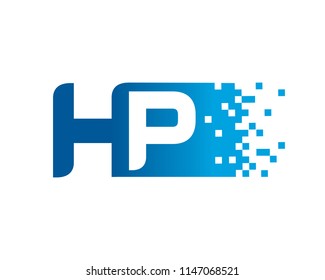 Letter HP Logo Template Design Vector, Emblem, Concept Design, Creative Symbol, Icon