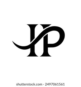 Letter Hp or Ph creative classic royal initial logo