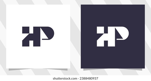 letter hp ph logo design
