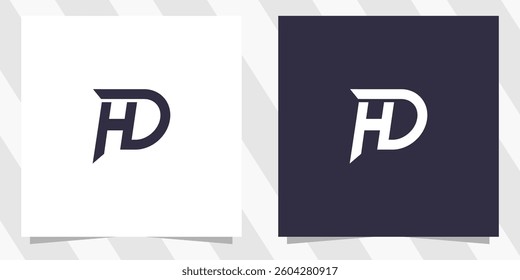 letter hp ph logo design