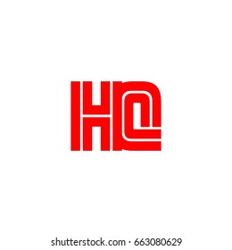 letter H,Q logo vector
