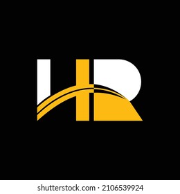 Letter HR Business Logo Design