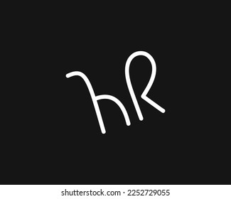 Logo-Vorlage für Buchstaben und Buchstaben