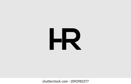 Letter HR Original monogramicon design