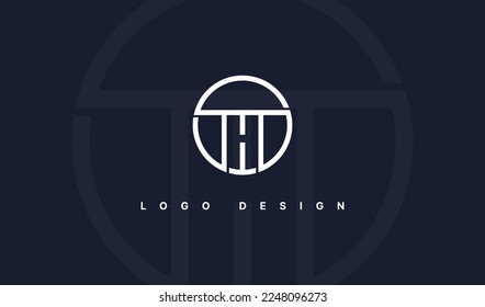 Letra HS, vector de plantilla de logotipo de SH