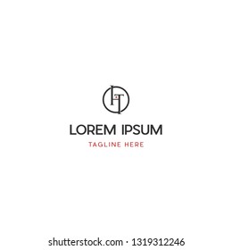 Letter HT Home Creative Vector Logo Design