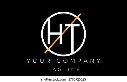 Letter HT Logo Design, Creative Modern Icon TH T H 