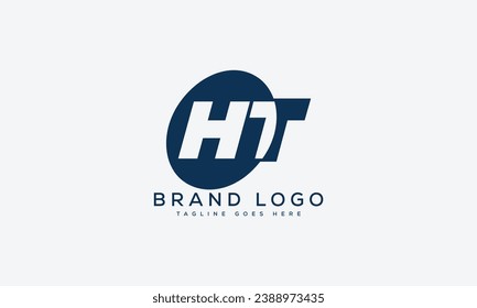Buchstaben HT Logo Design Vektordesign für Marke Design.