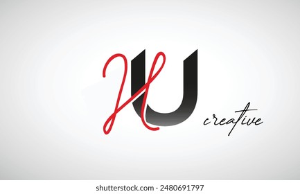 Letra HU Creative Clean Logo Design