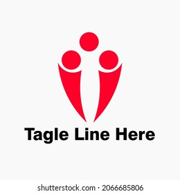 Letter i and human logo design, this logo is made as attractive as possible so that it can be easily remembered by anyone who sees it.
This logo is suitable for use as a brand in the field of humanity