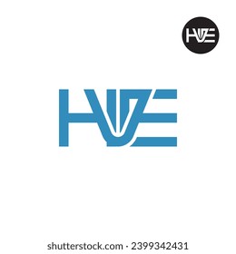 Letter HVE Monogram Logo Design