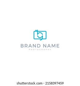 Letter hy Initial and Camera logo, photograpy industry