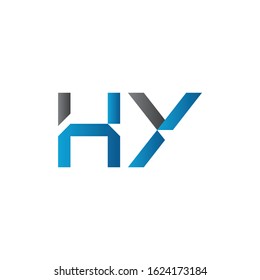 Letter Hy Logo Design Vector Template Stock Vector (Royalty Free ...