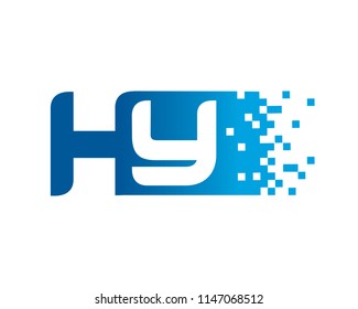 Letter HY Logo Template Design Vector, Emblem, Concept Design, Creative Symbol, Icon