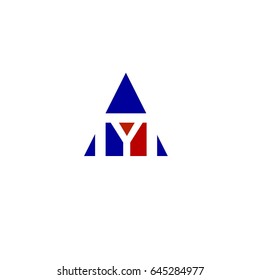 letter H,Y logo vector