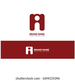 Buchstabe i, a, m Logo, Symbol Design Template Element