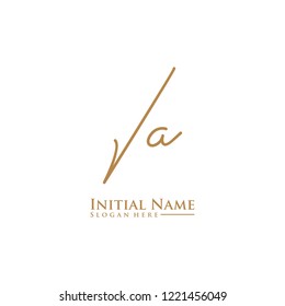 Letter Ia Logo. Initial Letter Design Vector Luxury Colors [Converted]