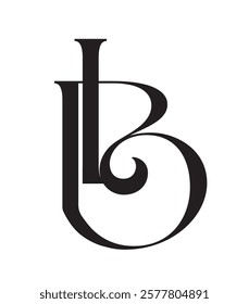 letter IB or BI vector logo design for luxury, fashion, jewelry, boutique, and startup