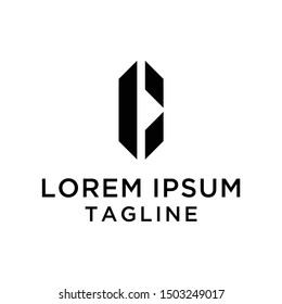 Letter IC Abstract Logo Template
