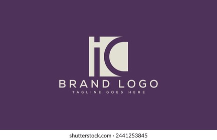 letter IC logo design vector template design for brand.