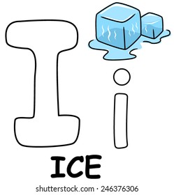 Letter I Ice