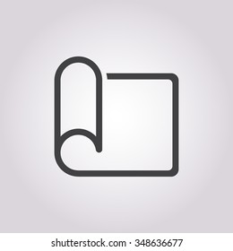 Letter icon. 
