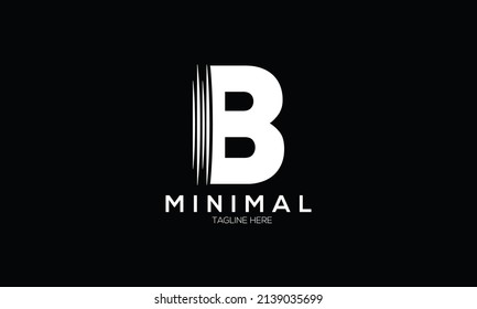 Buchstabensymbol B Logo-Vektorgrafik
