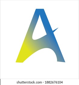 Letter A Icon  design Logo  