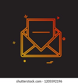 Letter icon design vector