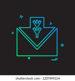 Letter icon design vector