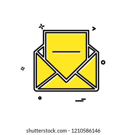 Letter icon design vector